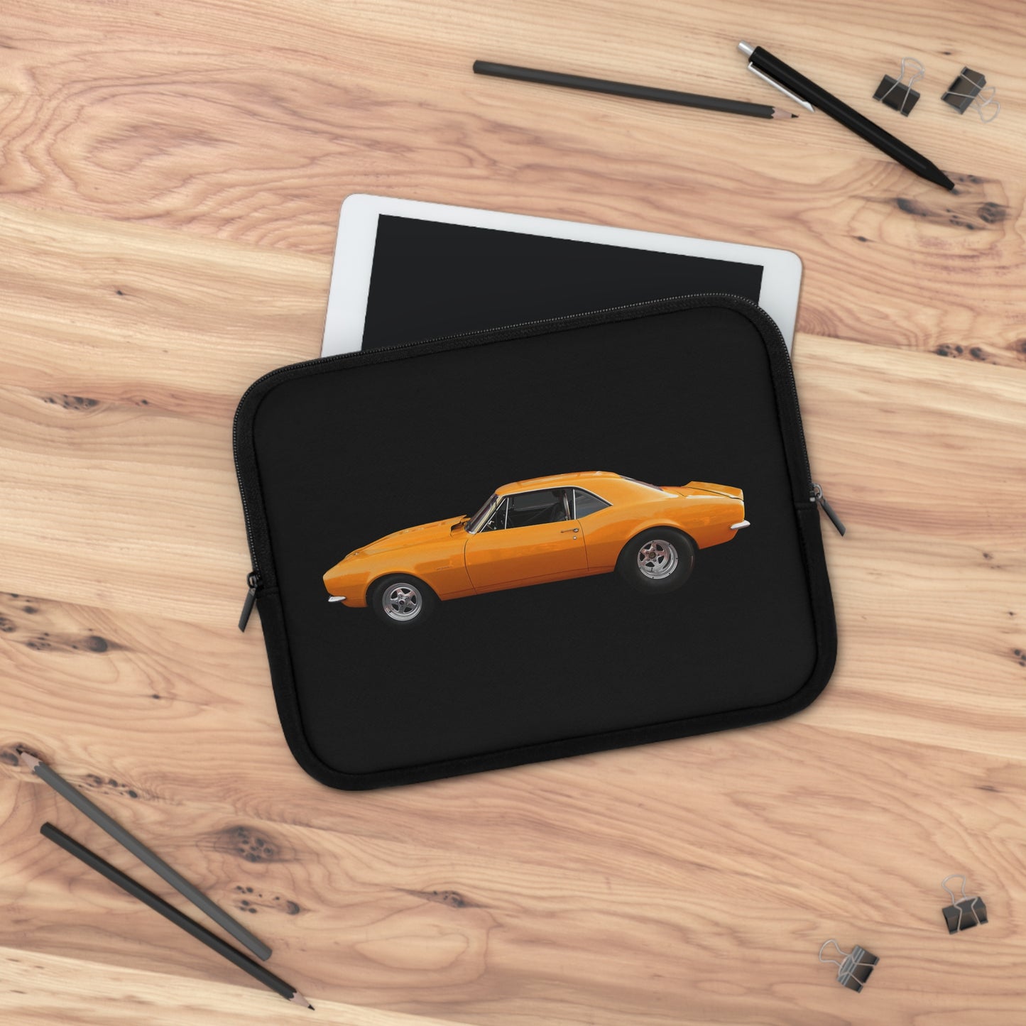 Orange Classic Car Laptop Sleeve, Vintage Car Design Case, Stylish Computer Bag, Perfect Gift for Car Enthusiasts, Office Supplies, [...]