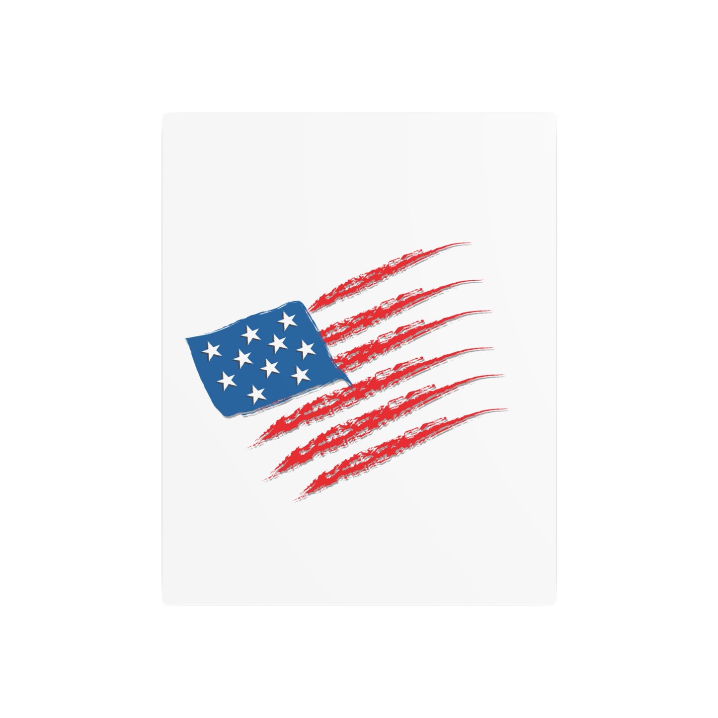 Patriotic Metal Art Sign, Rustic Decor for Home, Wall Art for Independence Day, Memorial Day, Veteran's Day, Gifts for Patriots