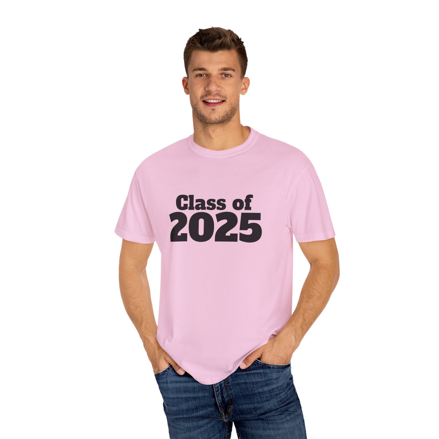 Class of 2025 Unisex Garment-Dyed T-Shirt, Graduation Gift, Back to School Tee