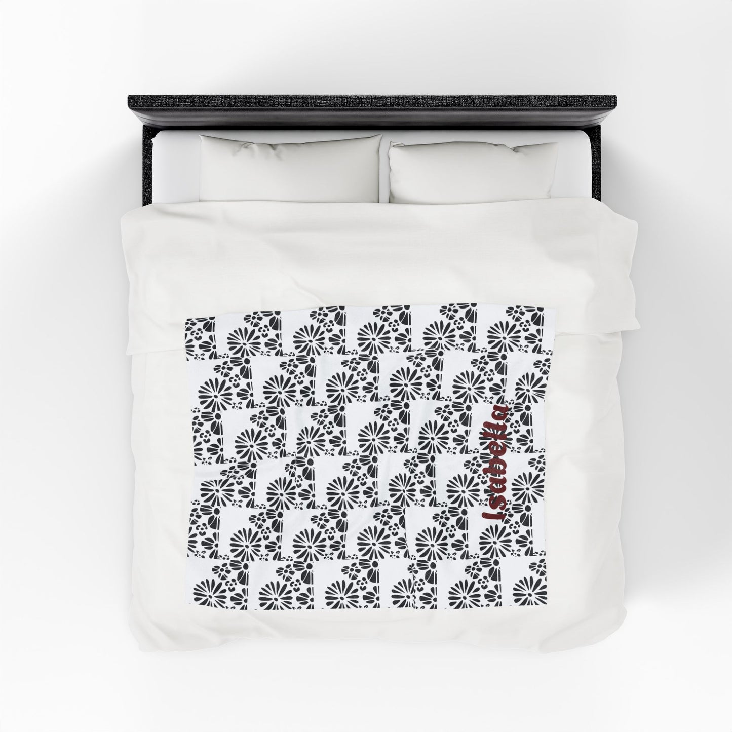 Cozy Personalized Plush Blanket Sophia