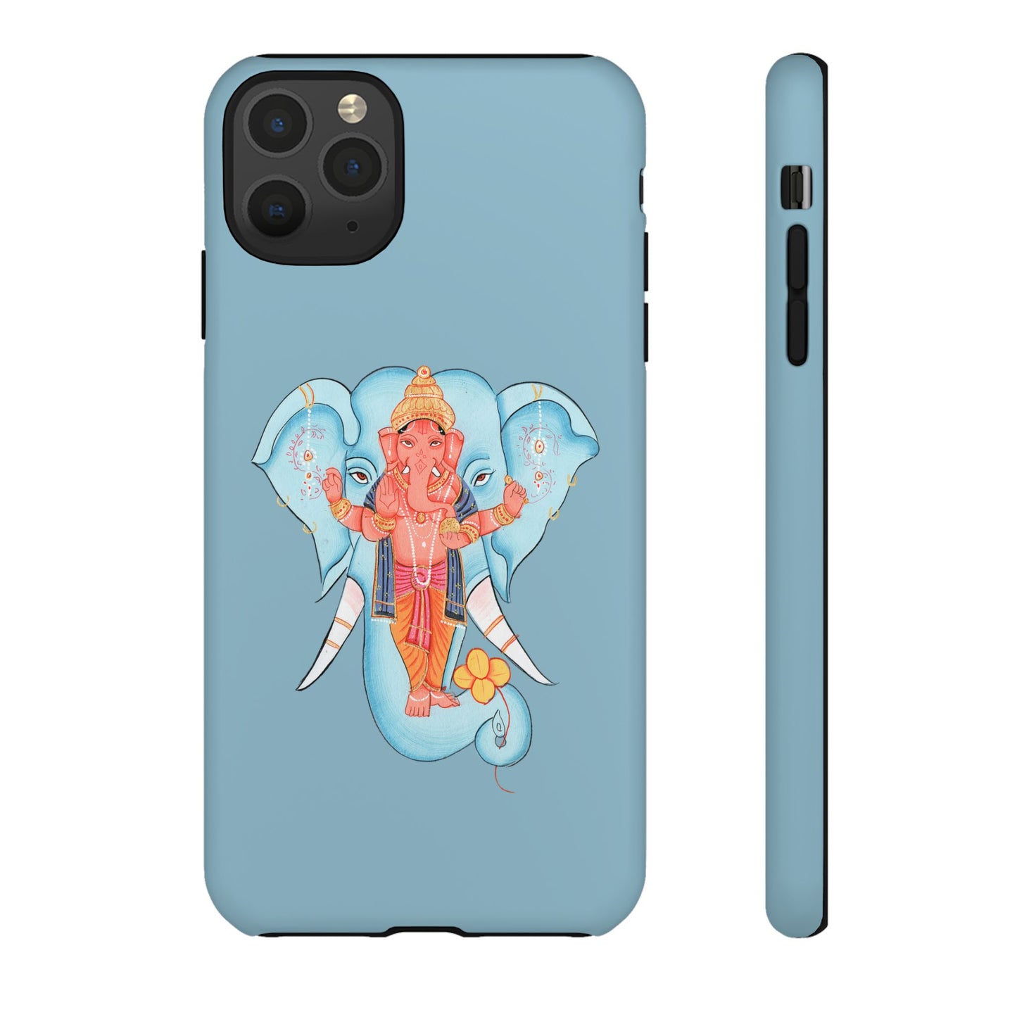 Tough Cases: Ganesh-Inspired Phone Case, Bohemian Phone Cover, Hindu Art Accessory, Festival Gift, Protective Phone Shell