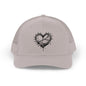 Heart-Shaped Love Snapback Trucker Cap, Adjustable Hat for Friends, Gifts for Couples, Valentine’s Day Cap, Casual Wear, Stylish Sun Hat
