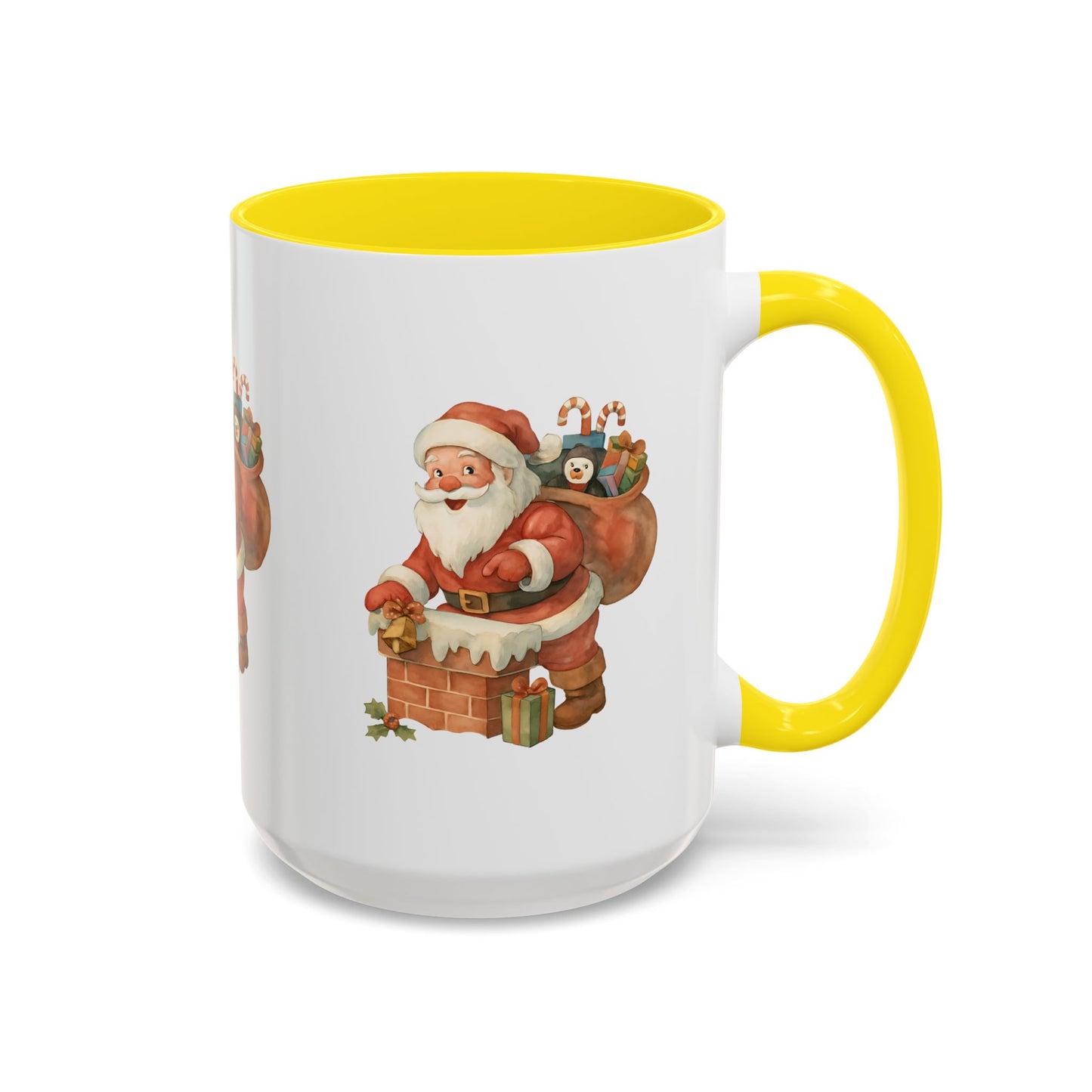 Festive Santa Coffee Mug, Holiday Gift, Christmas Decorations, Cozy Kitchen, Unique Mug, Santa-Themed Drinkware