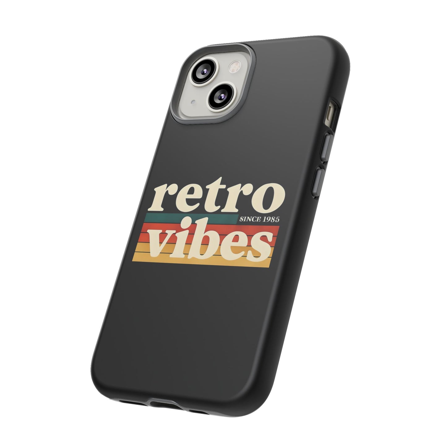 Retro Vibes Phone Case, Tough Phone Cover, Vintage Style Case, Gift for Music Lovers, Retro Aesthetic Accessory