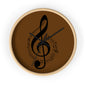 Musical Notes Wall Clock, Unique Home Decor for Musicians