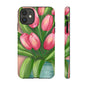 Floral Phone Case with Vibrant Tulips - Tough Cases for Garden Lovers, Spring Gifts, Nature Enthusiasts, Unique Gadget Accessories, [...]