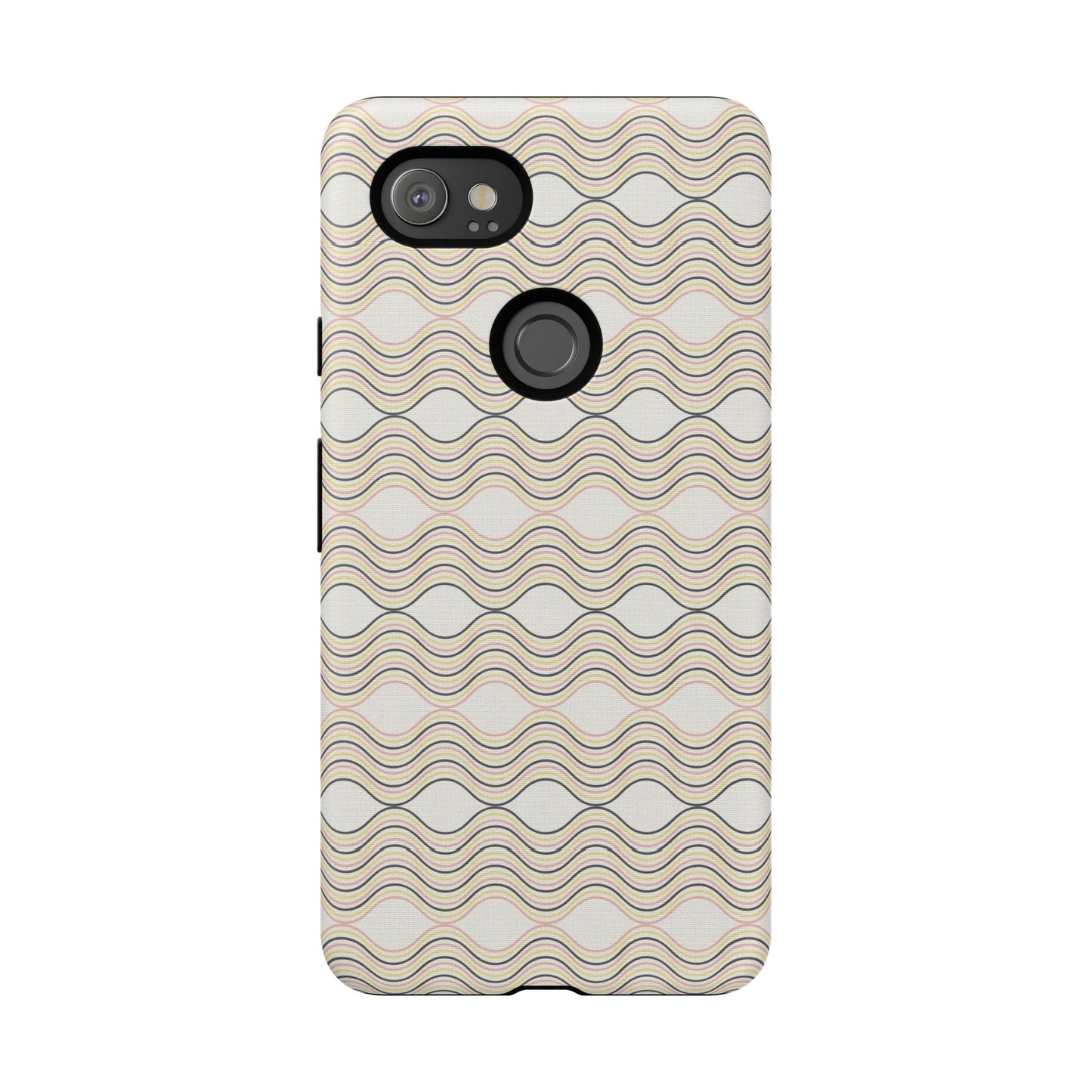 Stylish Phone Case for Tough Protection, Wavy Design, Chic Accessory, Gift for Her, Trendy Tech, Holiday Gift Idea