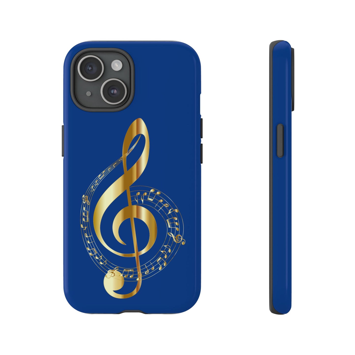 Tough Cases Blue and Gold Musical Note