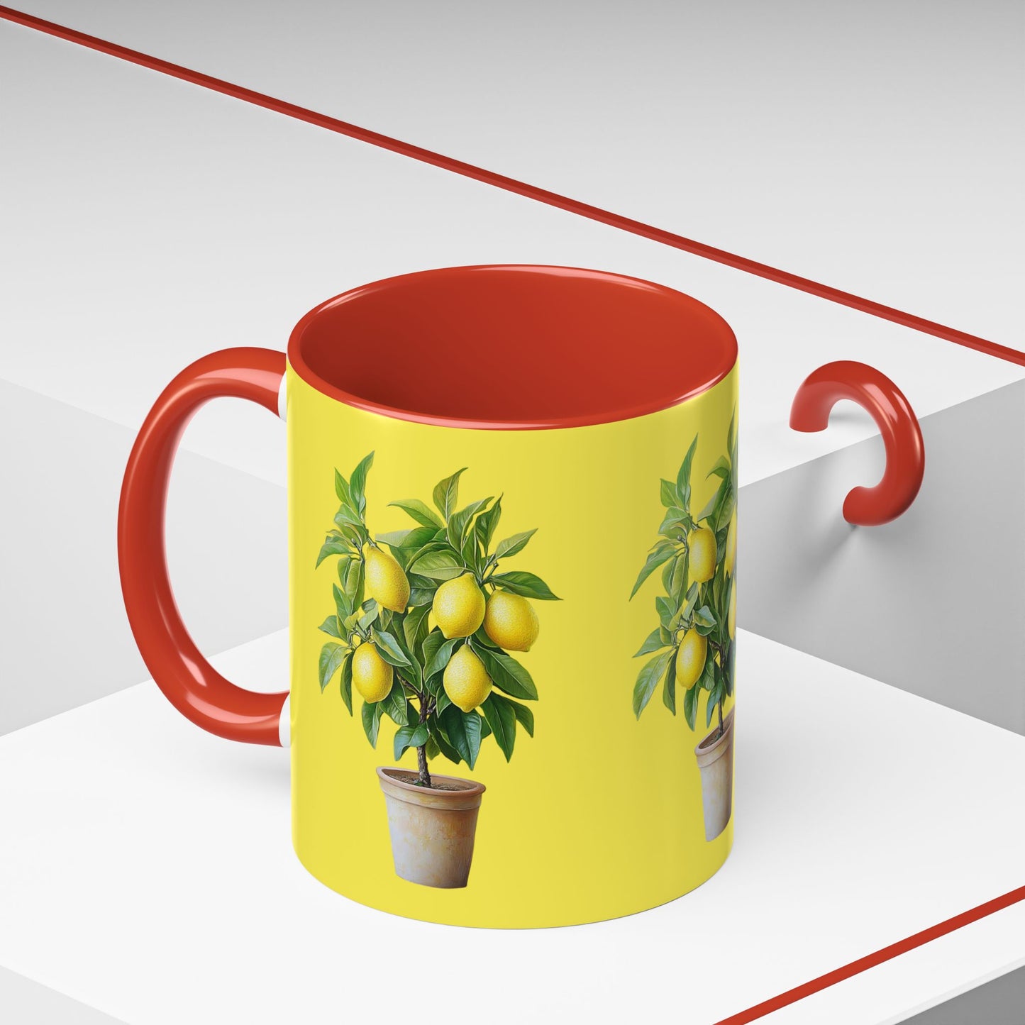 Lemon Tree Accent Coffee Mug - Cheerful Gift for Garden Lovers, Unique Kitchen Decor, Spring Celebration, Housewarming Present, [...]