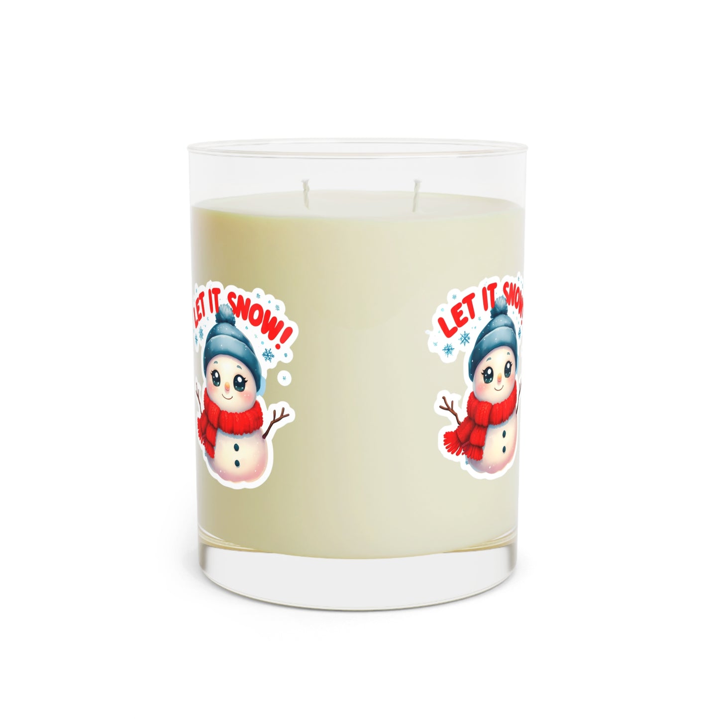 Winter Scented Candle - 'Let It Snow!' Seasonal 11oz Aromatherapy