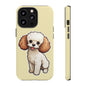 Cute Dog Phone Case, Pet Lover Gift, Custom Phone Cover, Cartoon Dog Case, Durable Phone Accessory