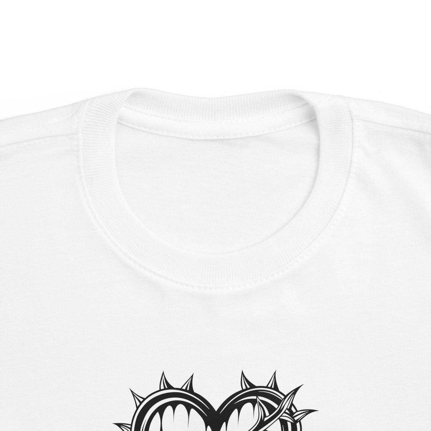 Toddler's Heart & Thorn Tee, Cute Kids T-Shirt, Children's Graphic Shirt, Gift for Toddlers, Cool Summer Outfit