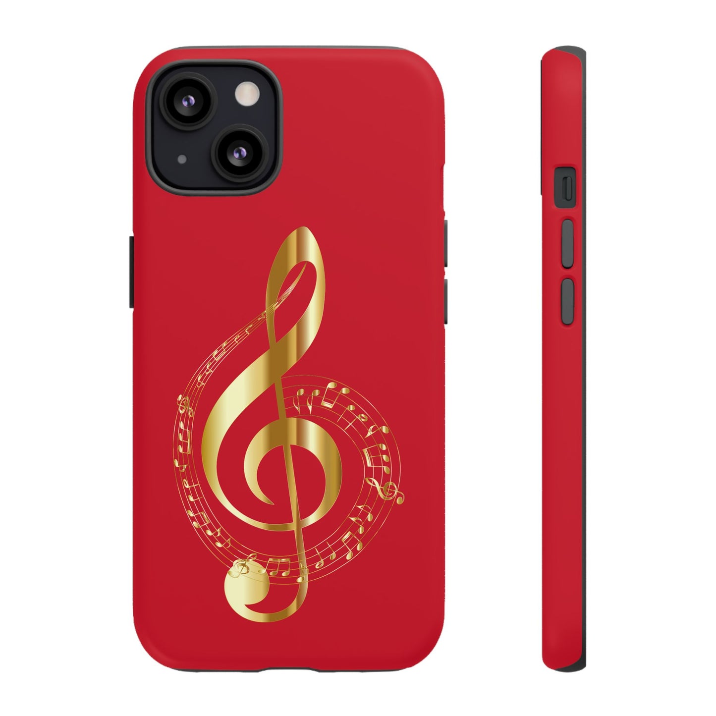 Tough Cases - Red Musical Note
