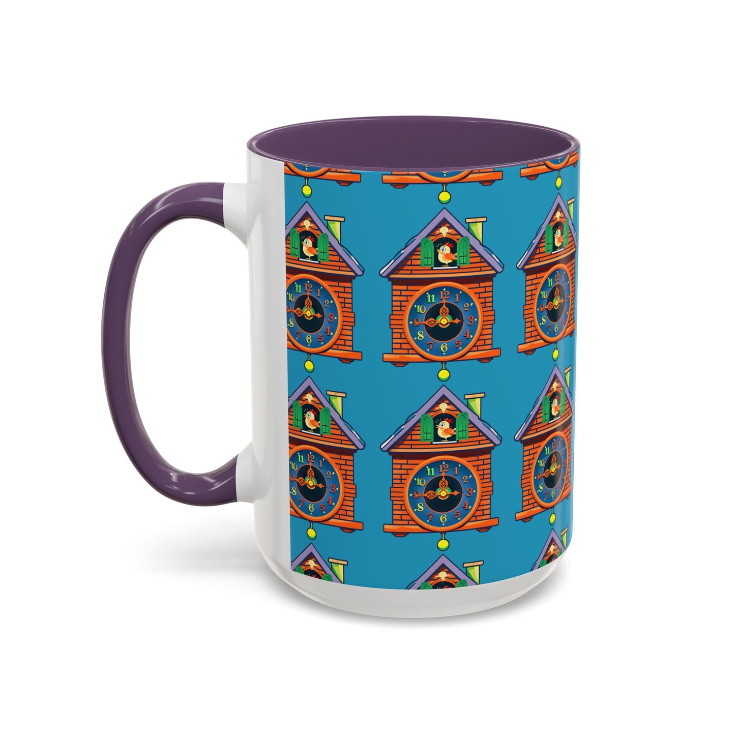 Whimsical Clock House Coffee Mug Unique Gift for Home Decor