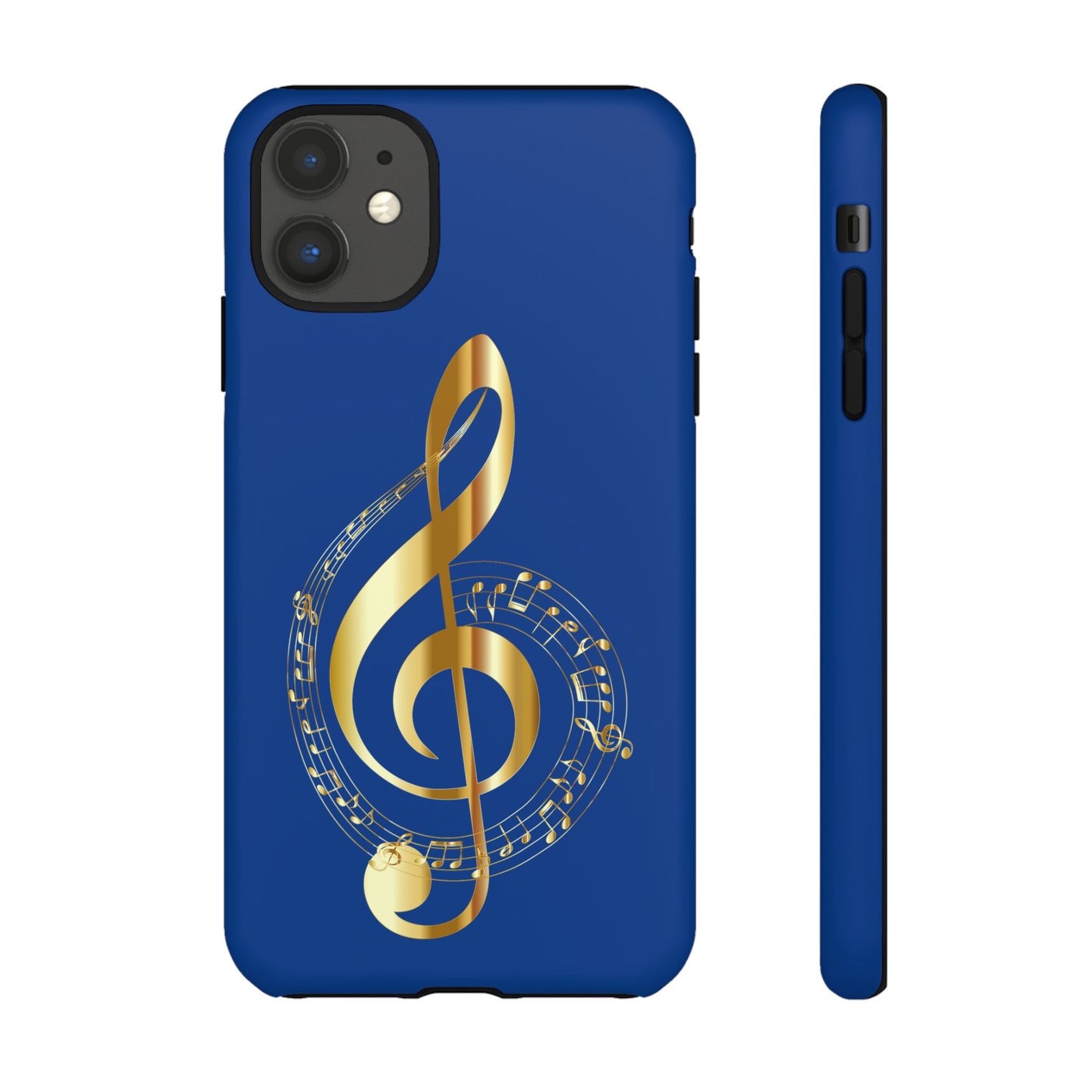 Tough Cases Blue and Gold Musical Note
