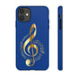Tough Cases Blue and Gold Musical Note