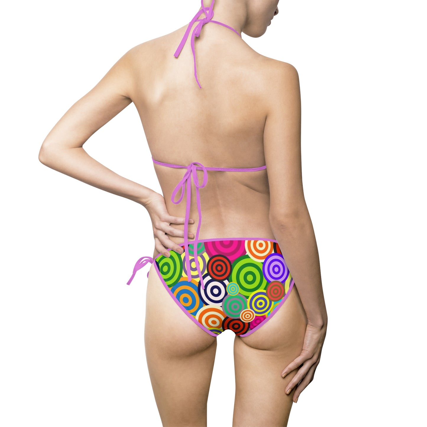 Vibrant Women's Bikini Swimsuit, Colorful Swimwear for Beach Days, Pool Parties, Summer Vacations, Gift for Her, Trendy Swim Style