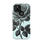 Elegant Floral Phone Case, Tough Cases for iPhones, Black Rose Design, Gift for Her, Stylish Phone Cover, Birthday Gifts