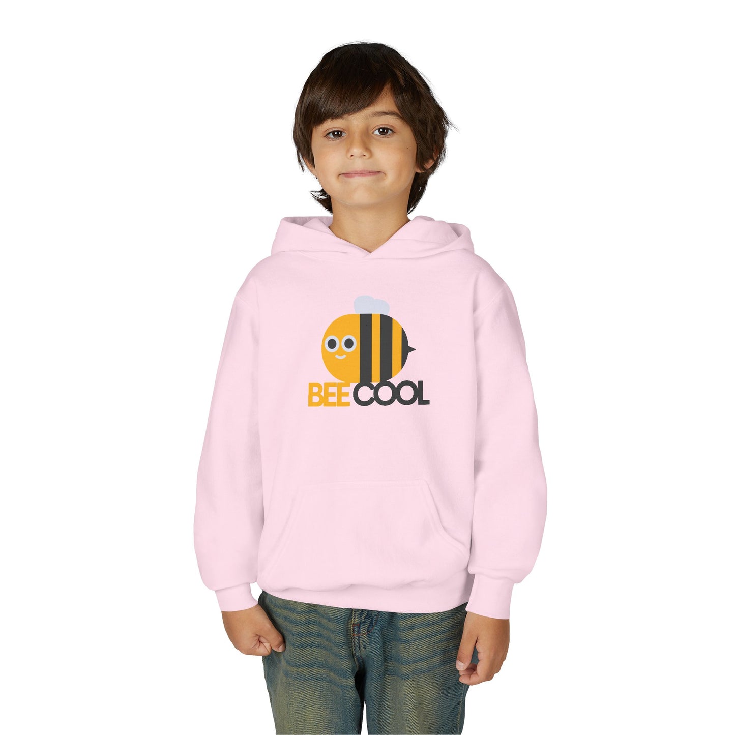 Youth Heavy Blend Hooded Sweatshirt - Bee Cool