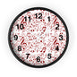 Musical Notes Wall Clock, Unique Gift for Musicians, Home Decor, Music Lover's Gift, Birthday, Housewarming, Office Decoration