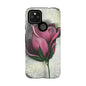 Rose Phone Case – Tough Cases, Floral Phone Cover, Gift for Her, Minimalist Design, Nature Lover's Accessory, Birthday Gift Idea