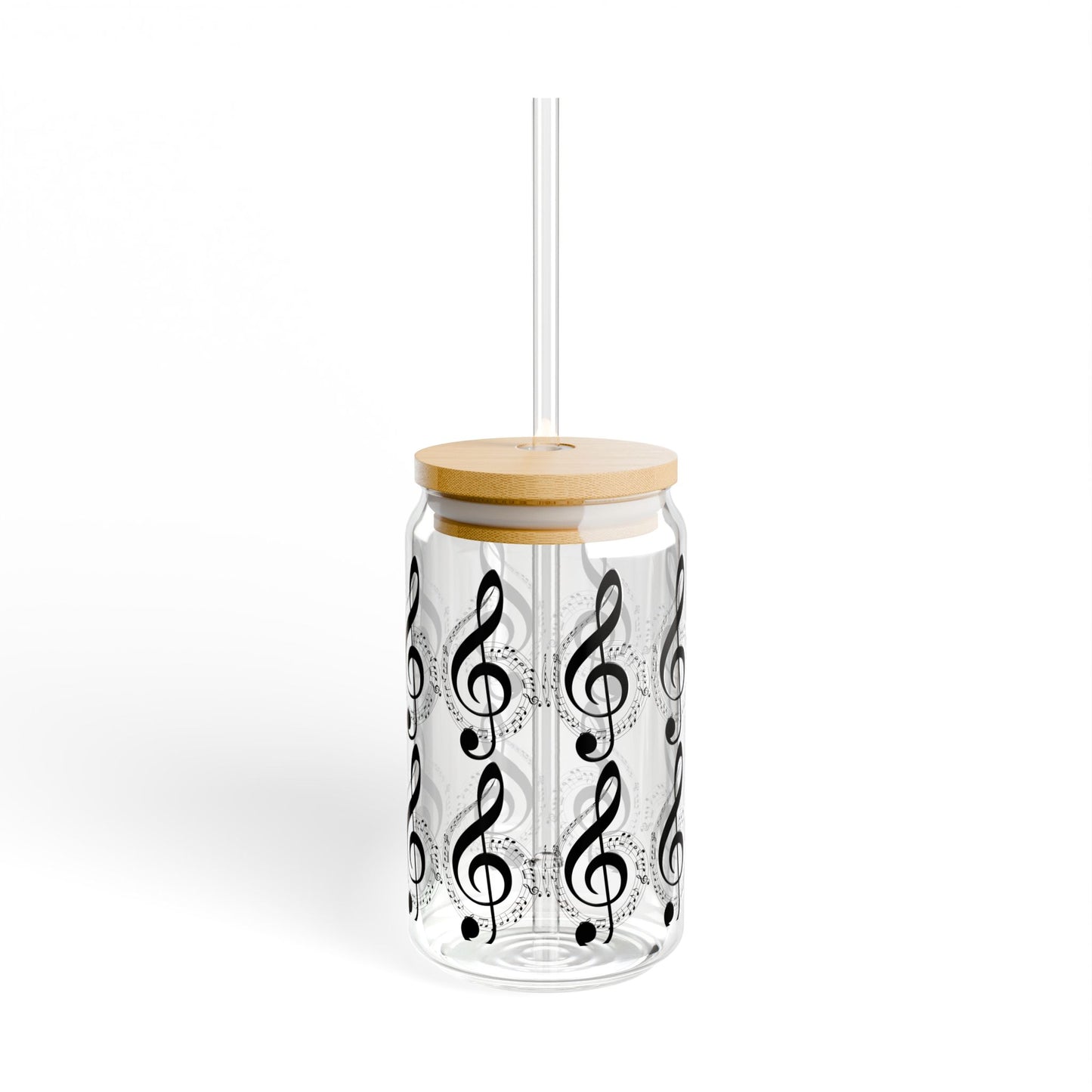 Musical Notes Sipper Glass, Perfect for Music Lovers, Gifts for Musicians