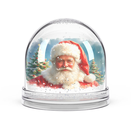 Santa Claus Christmas Snow Globe, Holiday Decor, Magical Snow Globe Gift, Festive Winter Decoration, Keepsake Ornament