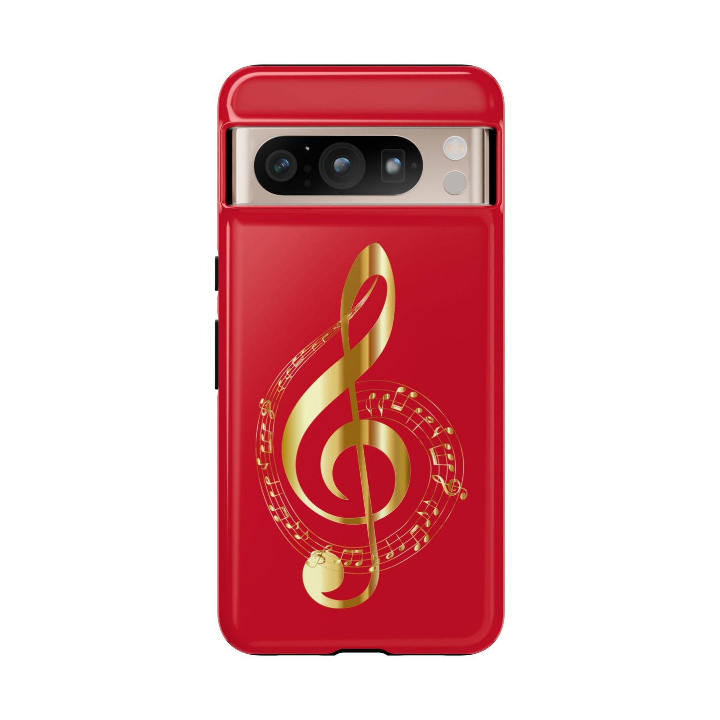 Tough Cases - Red Musical Note