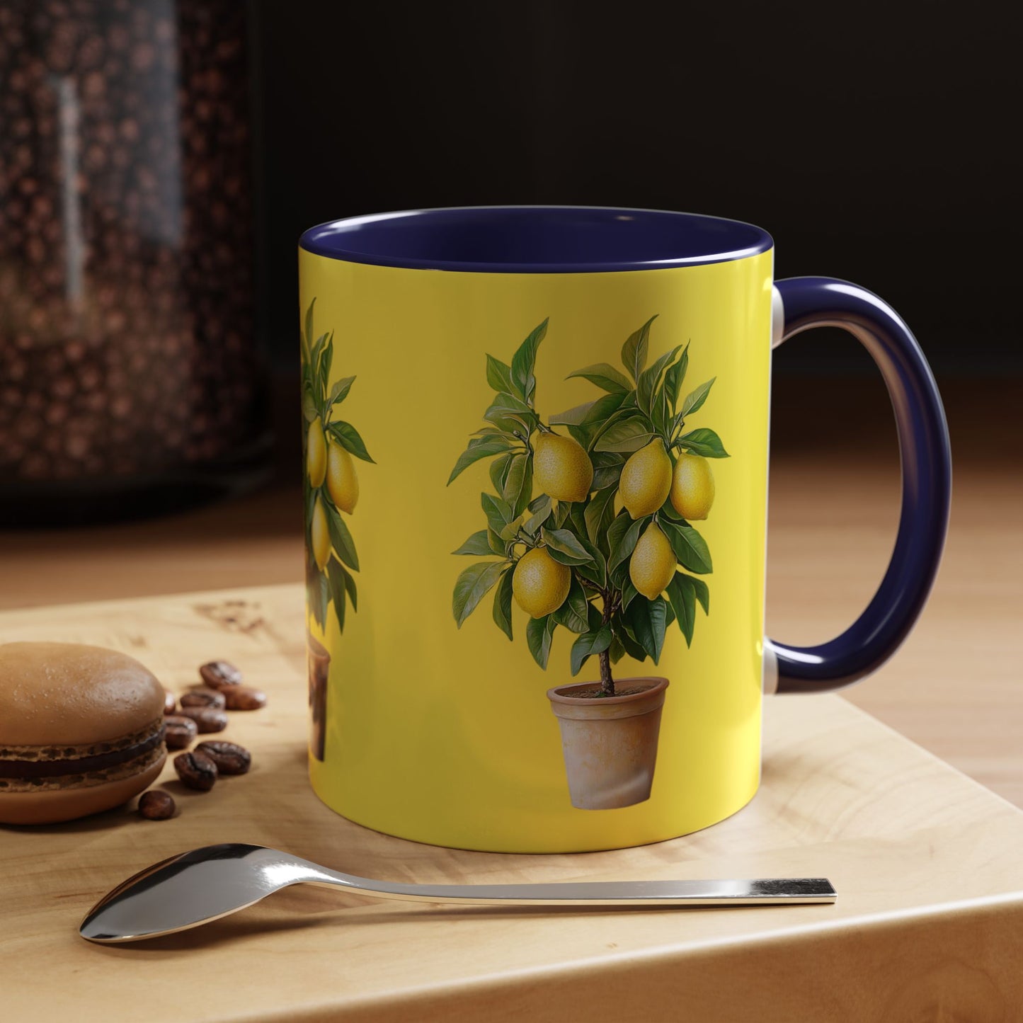 Lemon Tree Accent Coffee Mug - Cheerful Gift for Garden Lovers, Unique Kitchen Decor, Spring Celebration, Housewarming Present, [...]