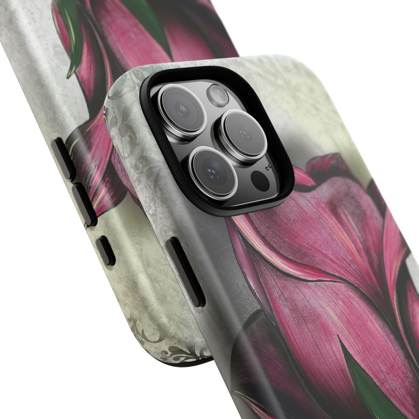 Rose Phone Case – Tough Cases, Floral Phone Cover, Gift for Her, Minimalist Design, Nature Lover's Accessory, Birthday Gift Idea