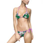 Tropical Floral Bikini, Green Floral Women's Swimsuit, Beachwear, Summer Vacay, Pool Party Essentials, AOP Swimwear