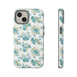 Floral Phone Case - Tough Cases, Durable Phone Cover, Cute Floral Design, Gift for Her, Trendy Phone Accessory, Spring Style
