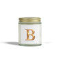 Scented Candle: Personalized Luxury Candle Gift Letter B