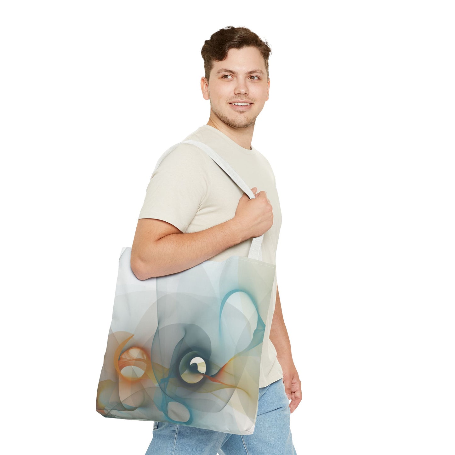 Stylish Abstract Tote Bag, Art-Inspired Bag, Perfect for Everyday Use, Trendy