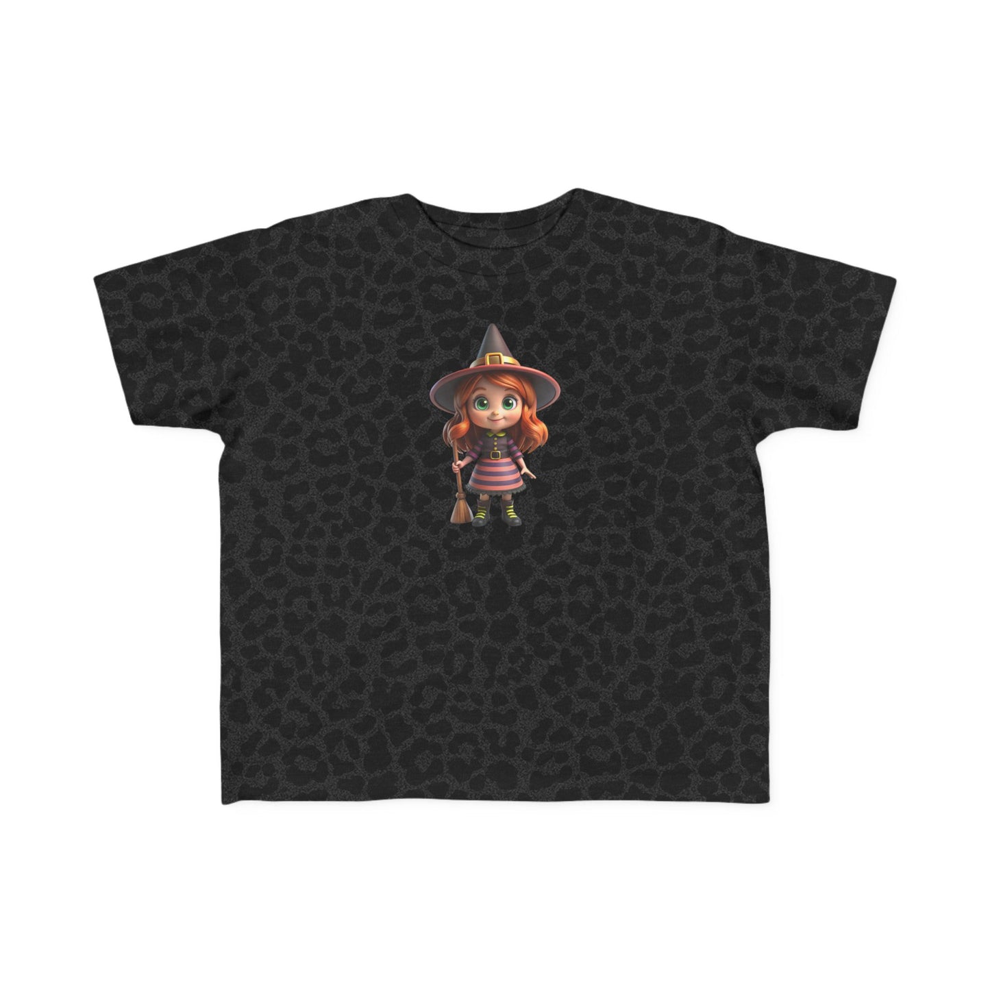 Toddler Halloween Witch Tee - Cute Witch Design, Kids Halloween Shirt, Toddler Costume Tee, Toddler's Fine Jersey Tee, Spooky Season [...]