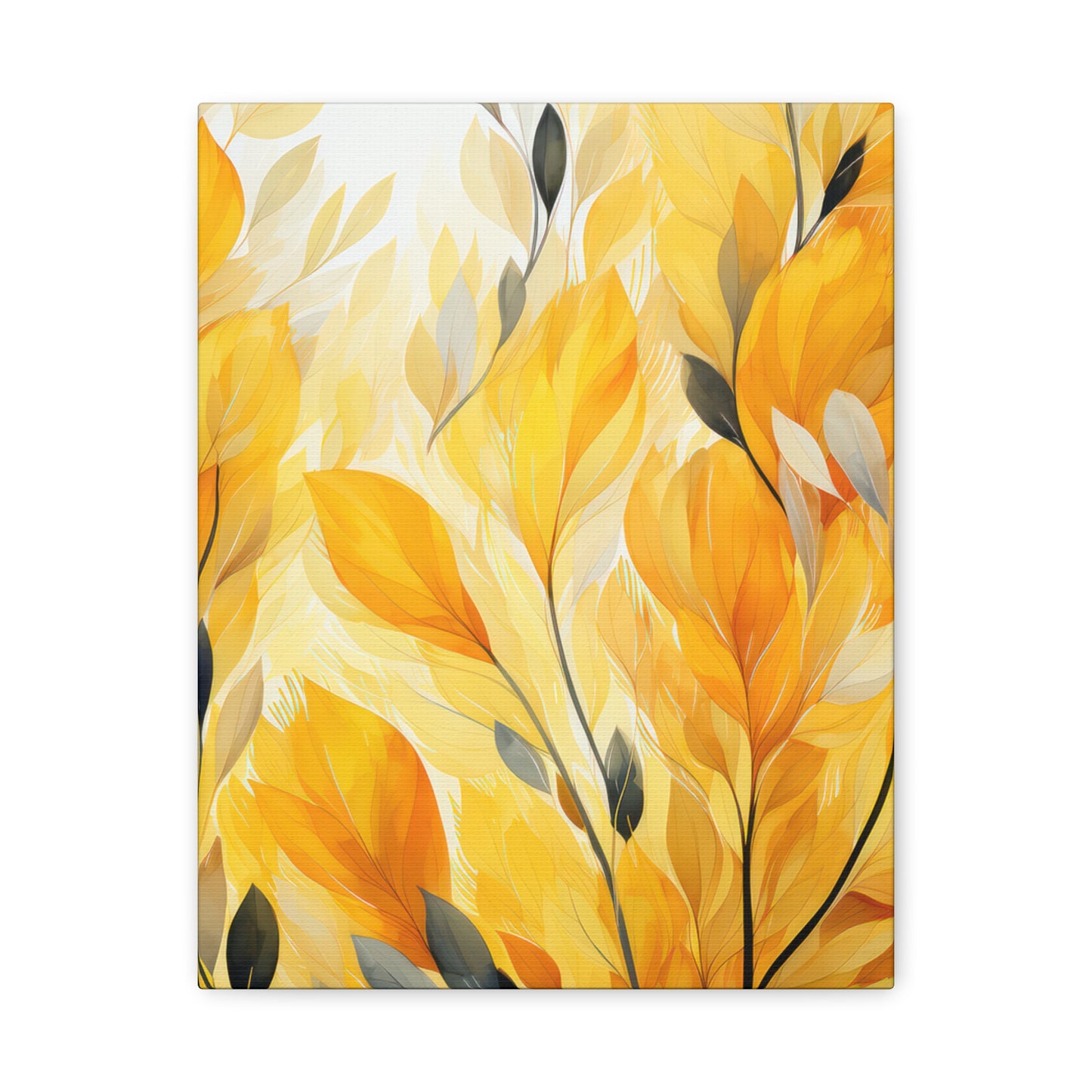 Gorgeous Yellow Matte Canvas Art Print, Stretched, 1.25"