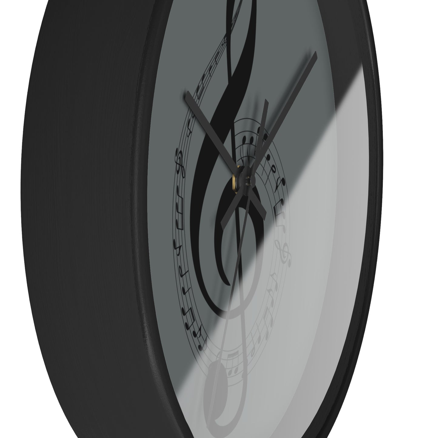 Musical Notes Wall Clock - Elegant Home Decor for Music Lovers