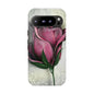 Rose Phone Case – Tough Cases, Floral Phone Cover, Gift for Her, Minimalist Design, Nature Lover's Accessory, Birthday Gift Idea