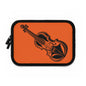 Violin Laptop Sleeve, Music Lover Gift, Orange Sleeve for Musicians, Stylish Tech Accessory, Perfect for School and Work