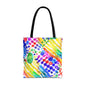 Colorful Abstract Tote Bag, Beach Bag, Shopping Bag, Summer Accessory