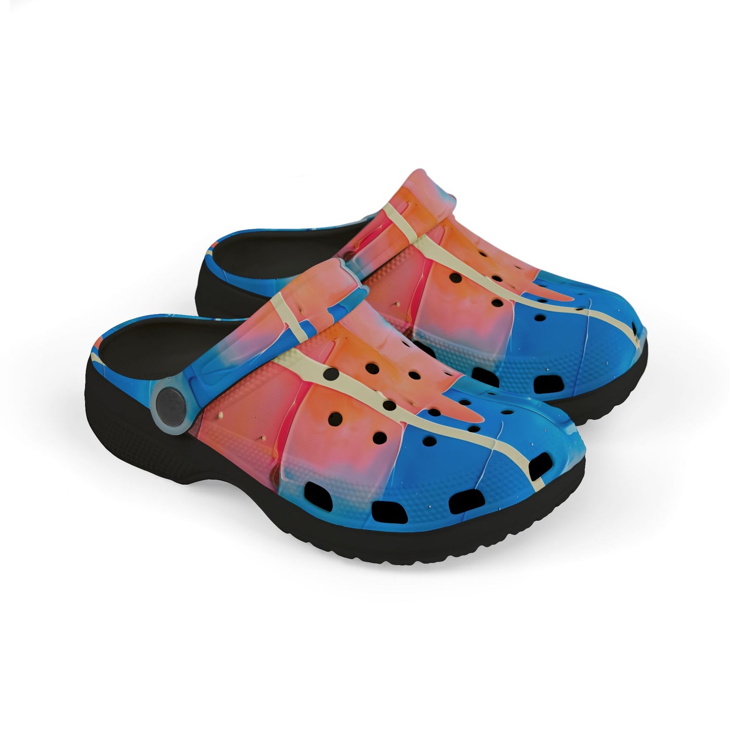 Vibrant Kids' EVA Foam Clogs, Fun Comfortable Footwear, Summer Play Shoes, Easy Slip-On Clogs, Colorful Beach Sandals, Playful Garden Shoes