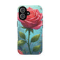 Floral Phone Case, Tough Cases with Elegant Rose Design, Stylish iPhone Cover, Rose Flower Gift for Nature Lovers, Unique Mobile Accessories