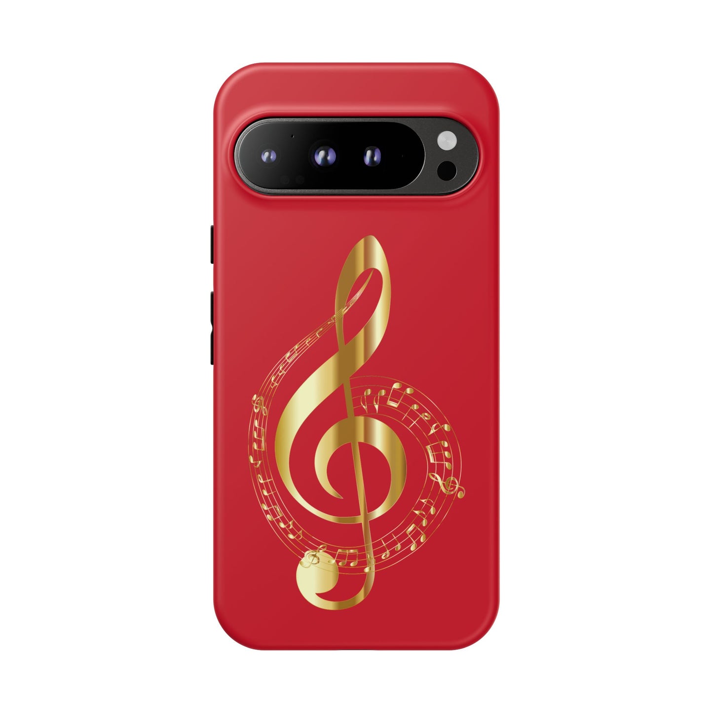 Tough Cases - Red Musical Note