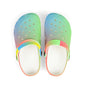 Rainbow Kids' EVA Foam Clogs, Colorful Summer Footwear, Playful Garden Shoes, Fun Outdoor Clogs, Comfortable Kids' Summer Sandals