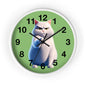 Whimsical Cat Wall Clock, Funny Animal Decor, Unique Gift for Cat Lovers, Home & Office Decoration, Purr-fect for Cat Themed Parties