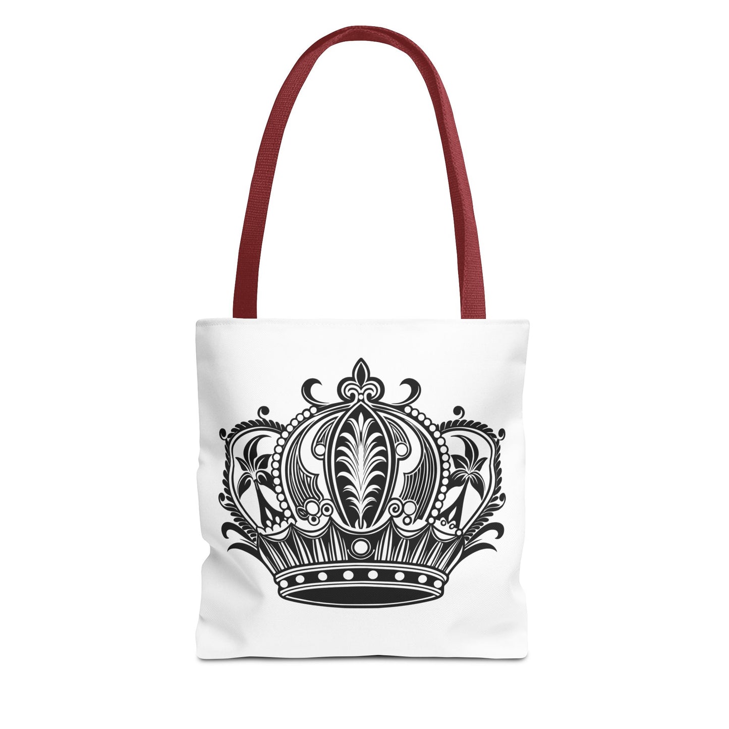 Crown Design Tote Bag, Royal Style Shopping Tote, Chic Grocery Bag, Gift for Her, Fashionable Accessories