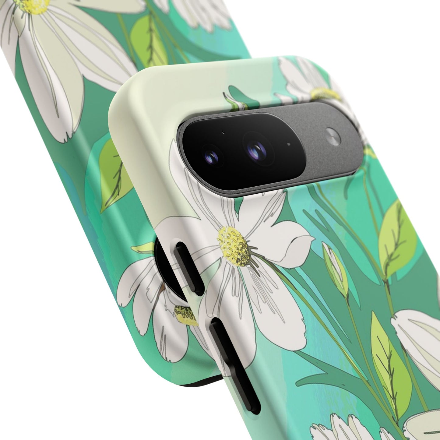 Floral Phone Case, Tough Cases, Flower Design, Nature Inspired, Eco-Friendly Cover, Unique Gift for Her, Spring Accessories