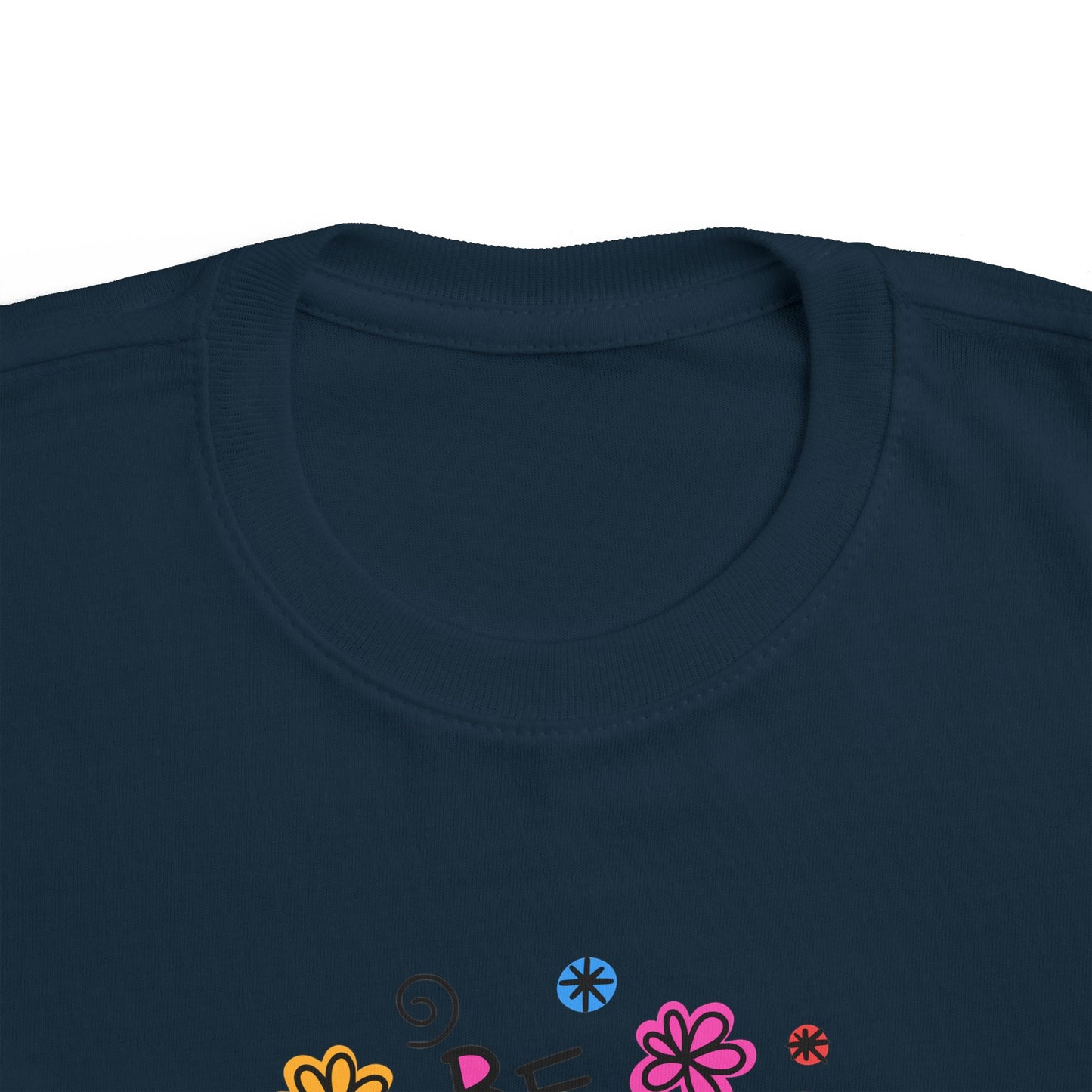 Whimsical Toddler Tee - 'Be Kind' Design, Cute Kids' Shirt, Floral Graphic Tee, Toddler Gift, Inspirational Apparel