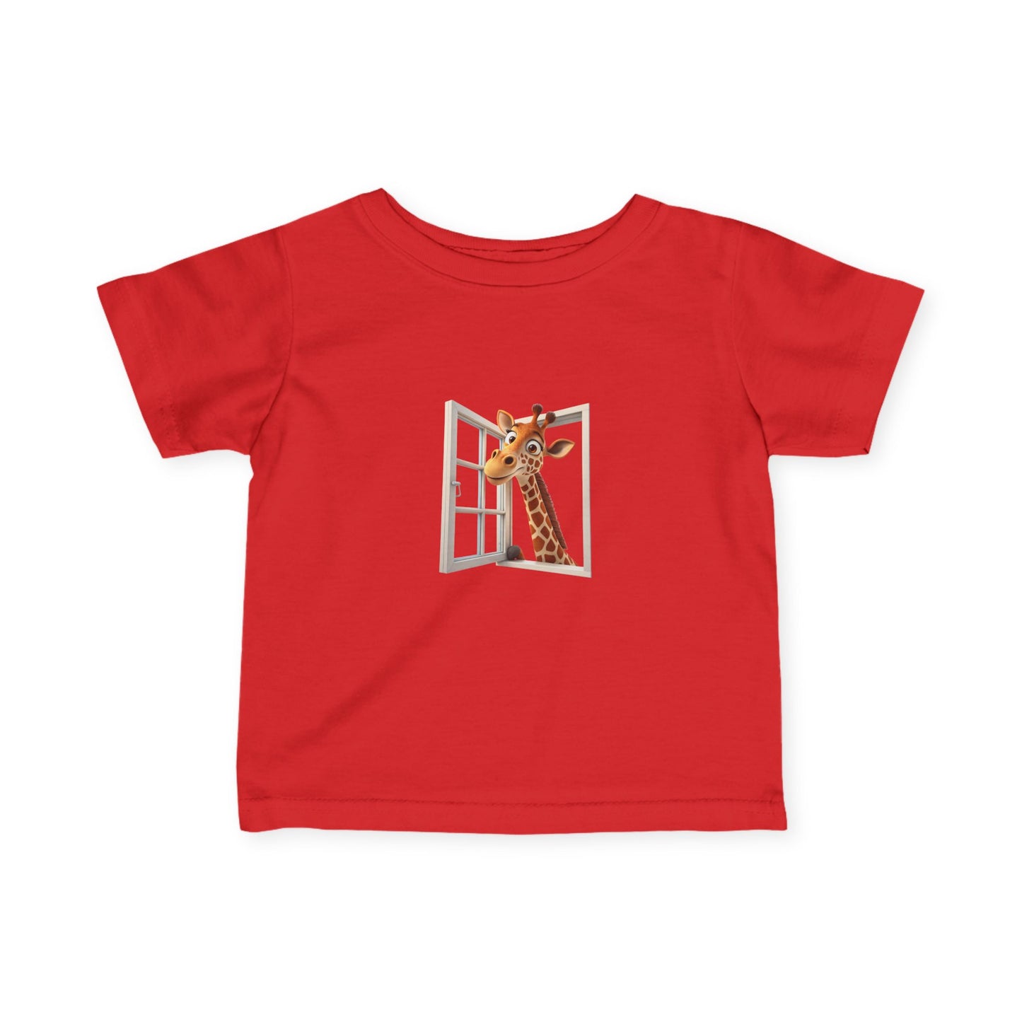 Adorable Giraffe Infant Tee - Cute Baby Shirt, Toddler Gift, Kids Animal Tee, Birthday Present, Baby Shower Gift
