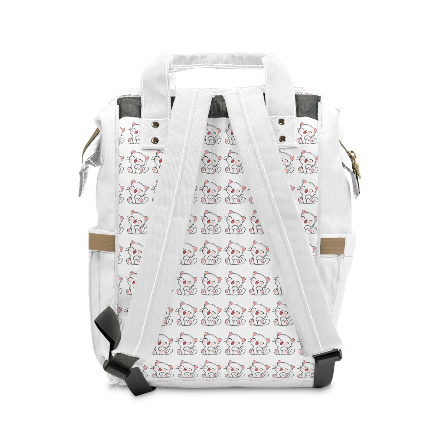 Cute Cat Multifunctional Diaper Backpack for Moms, Stylish Baby Bag, Cute Baby Essentials, Functional Travel Bag, Perfect Baby Shower Gift